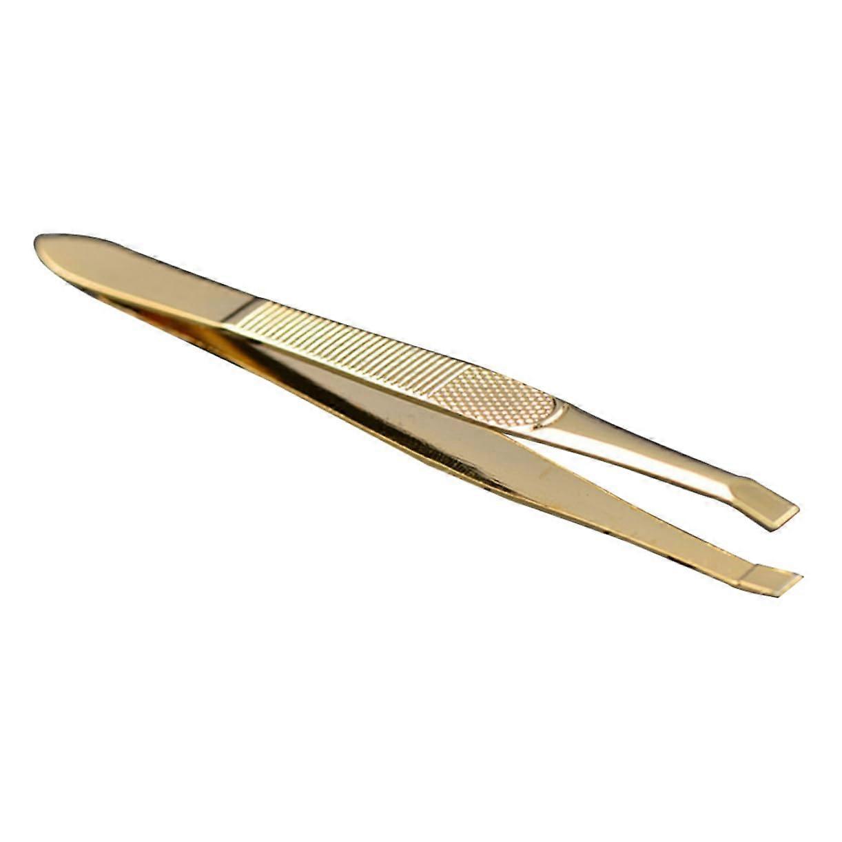 Eyebrow tweezers with eyelash extension for precise plucking and styling