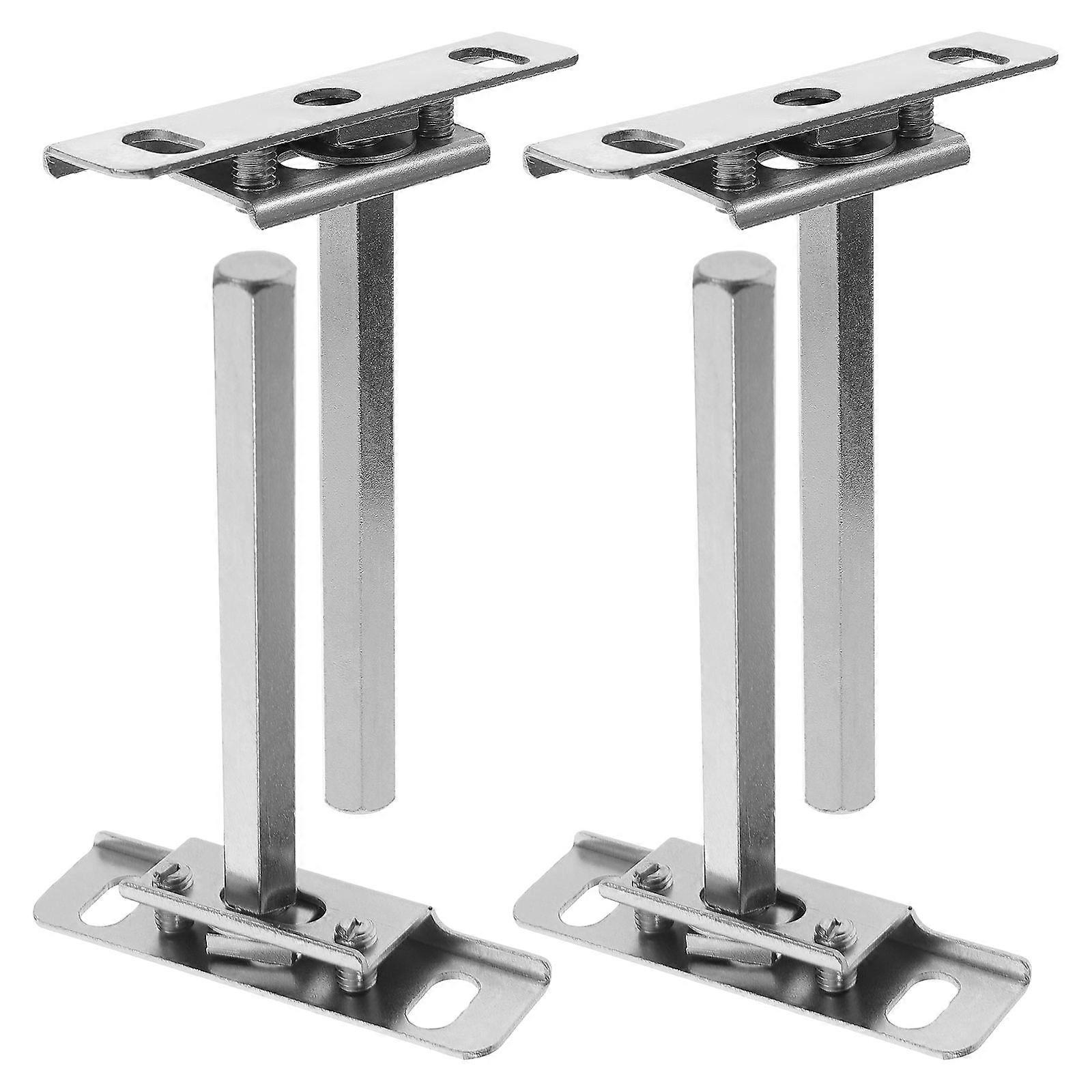 Shelf Bracket for Home Use Heavy Duty Floating Corner Bracket Silver Inch