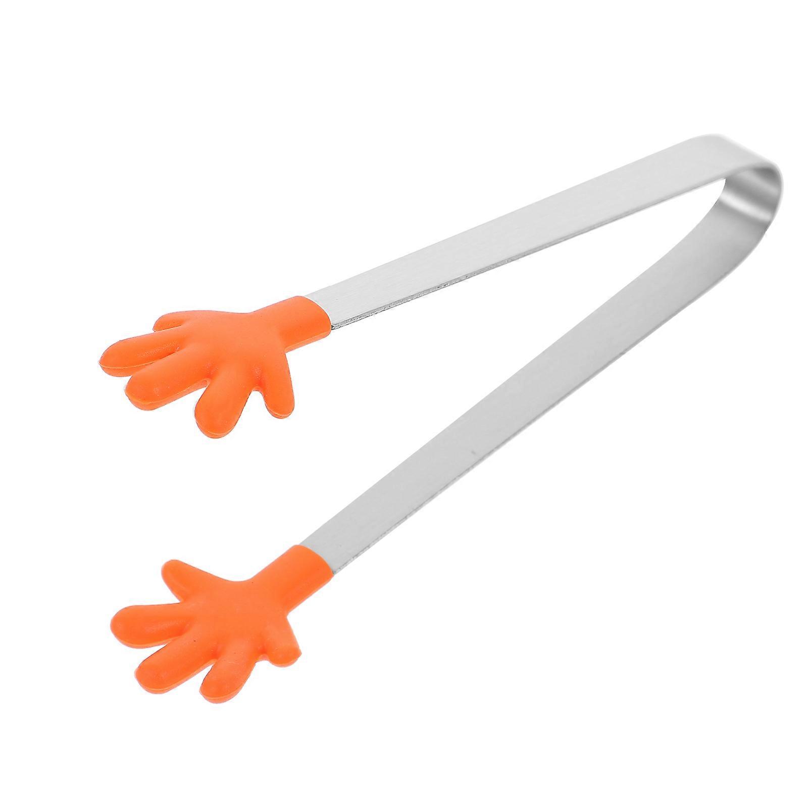 Stainless Steel Ice Cube Tongs, Food Grade Kitchen Tool for Sugar Cubes, Cookies & Desserts – Compact, Lightweight & Non Slip Grip for Easy Handling