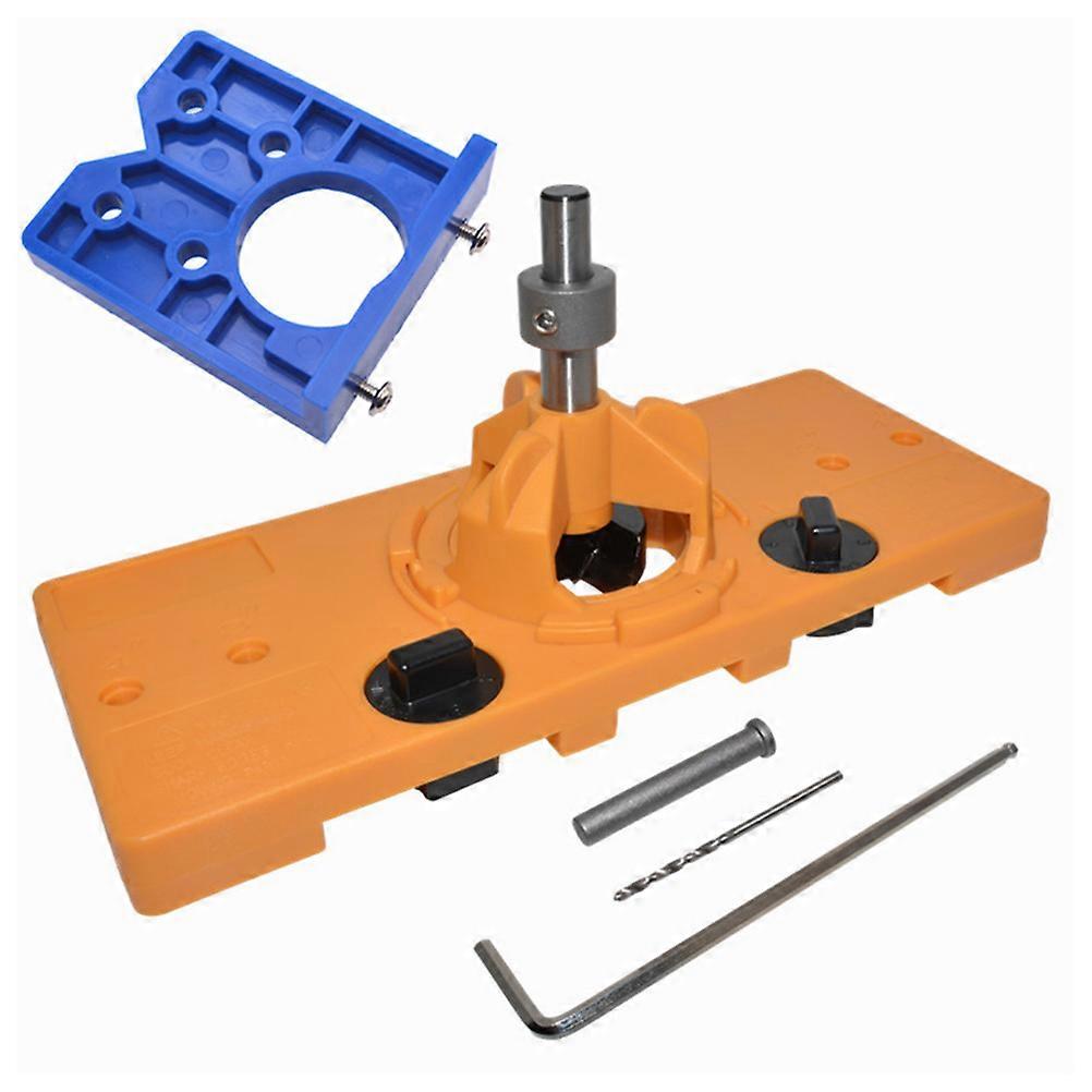 Drilling Guide 1 Set Hinge Hole Locator Woodworking Tool For DIY Projects 9.5X22.5CM Practical Design