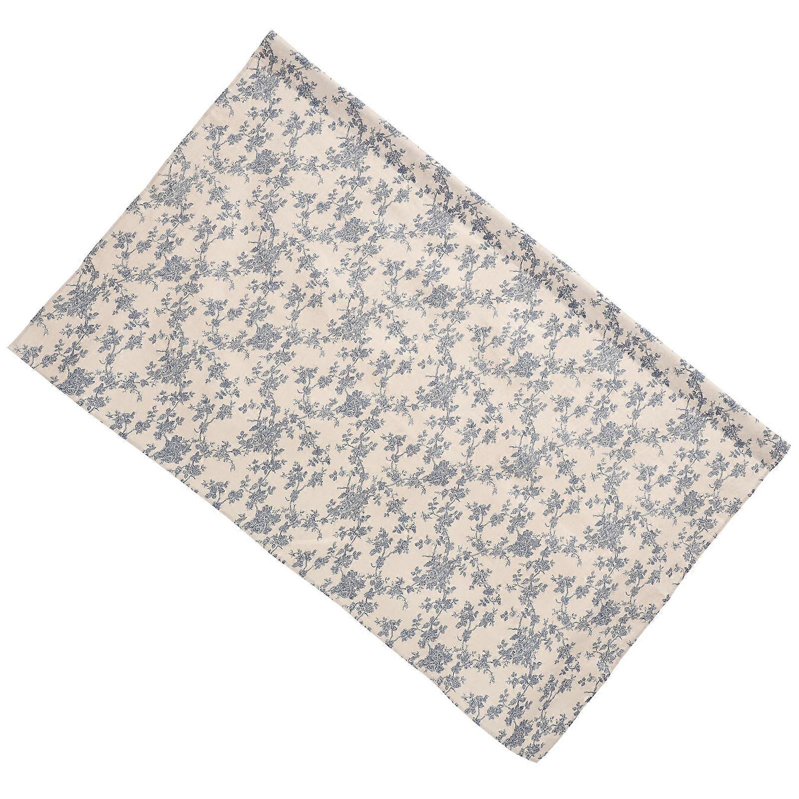 Kurzer Vorhang Vorhang Für Badezimmer Fenster Licht Filterung Blau Privatsphäre 1Pack