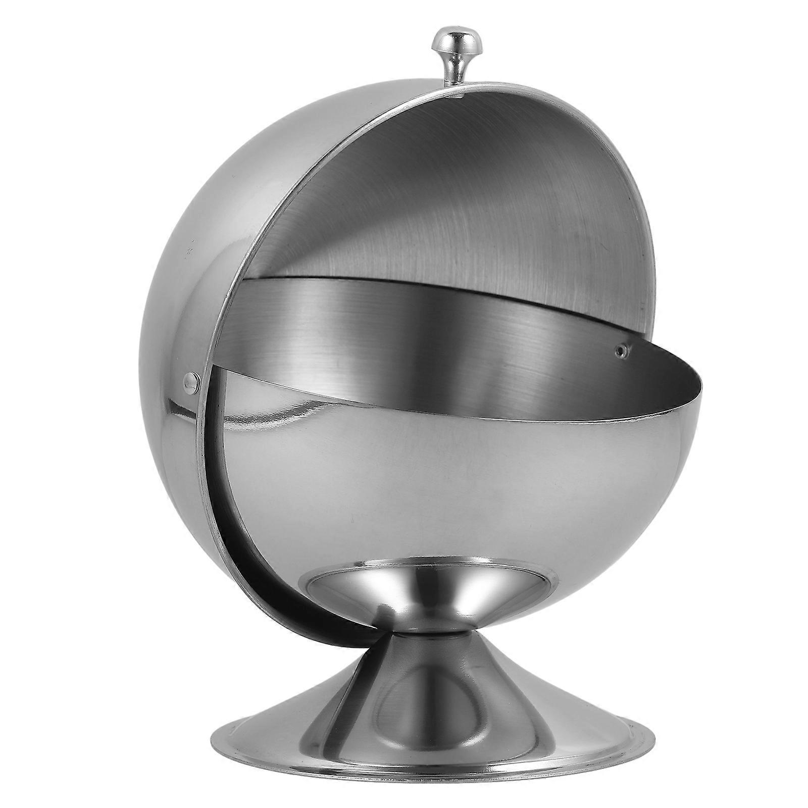 Sleek Design Stainless Steel Spice Jar Storage Container Round Shape For Cooking Enthusiasts 1Pcs