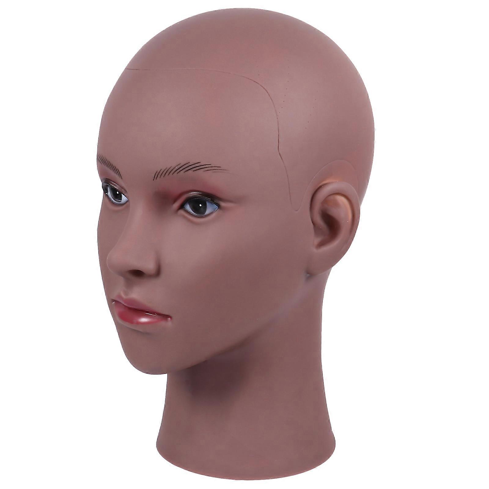Bald Mannequin Head Model for Display Smooth to Touch and Use with Holder Perfect for Salon or Store Use 10.5 Inches