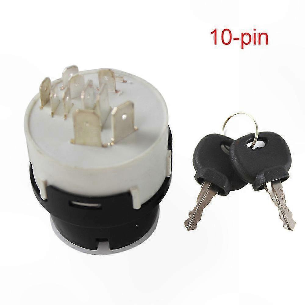 Ignition Switch with 2 Keys for Tractor Preheat Start Functionality