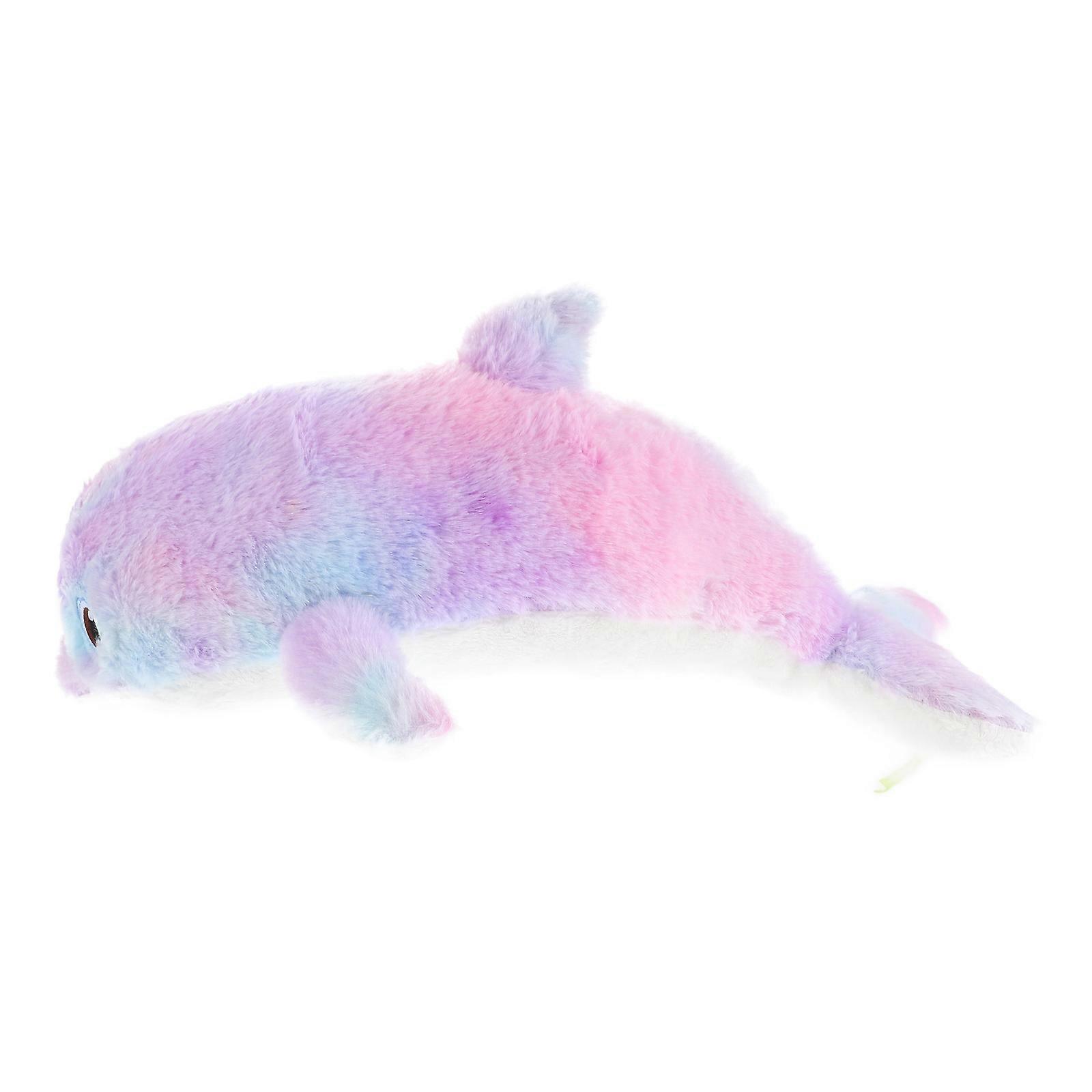 Soft Dolphin Plush Pillow – Colorful Home Decor Accent, Adorable Stuffed Animal for Ocean Lovers