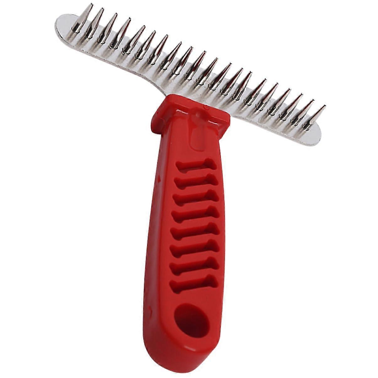 Dog Grooming Comb for Detangling Long Hair - Durable Knot and Mat Removal Tool for Retrievers - Ergonomic, Skin-Friendly Materials
