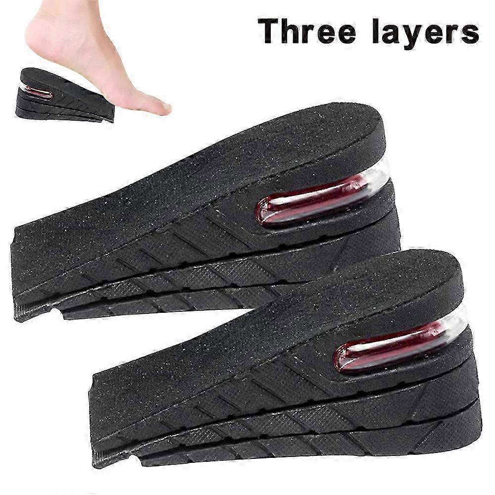 Height Increase Shoe Insoles with Air Foot Cushion - Comfort Support for Heels and Elevation Boost