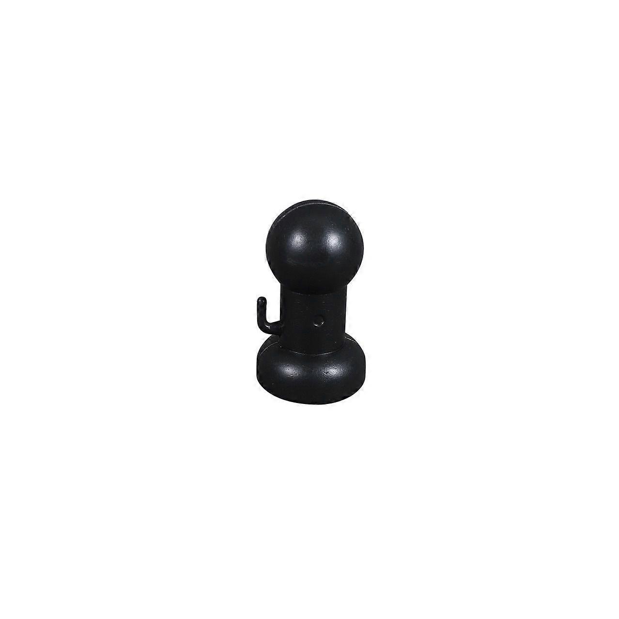 12pcs Trampoline Caps Enclosure Net Pole Caps and Replacement Poles for Safety Accessories for Home Playground and Outdoor Use Black
