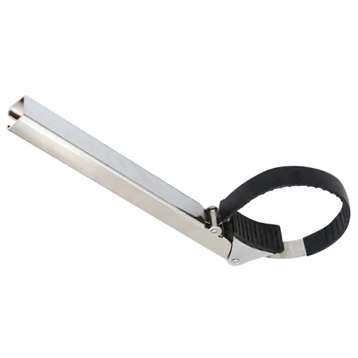 Adjustable Oil Filter Wrench Made of Durable Lightweight Material for Easy Motorcycle and Car Maintenance, Flexible Design