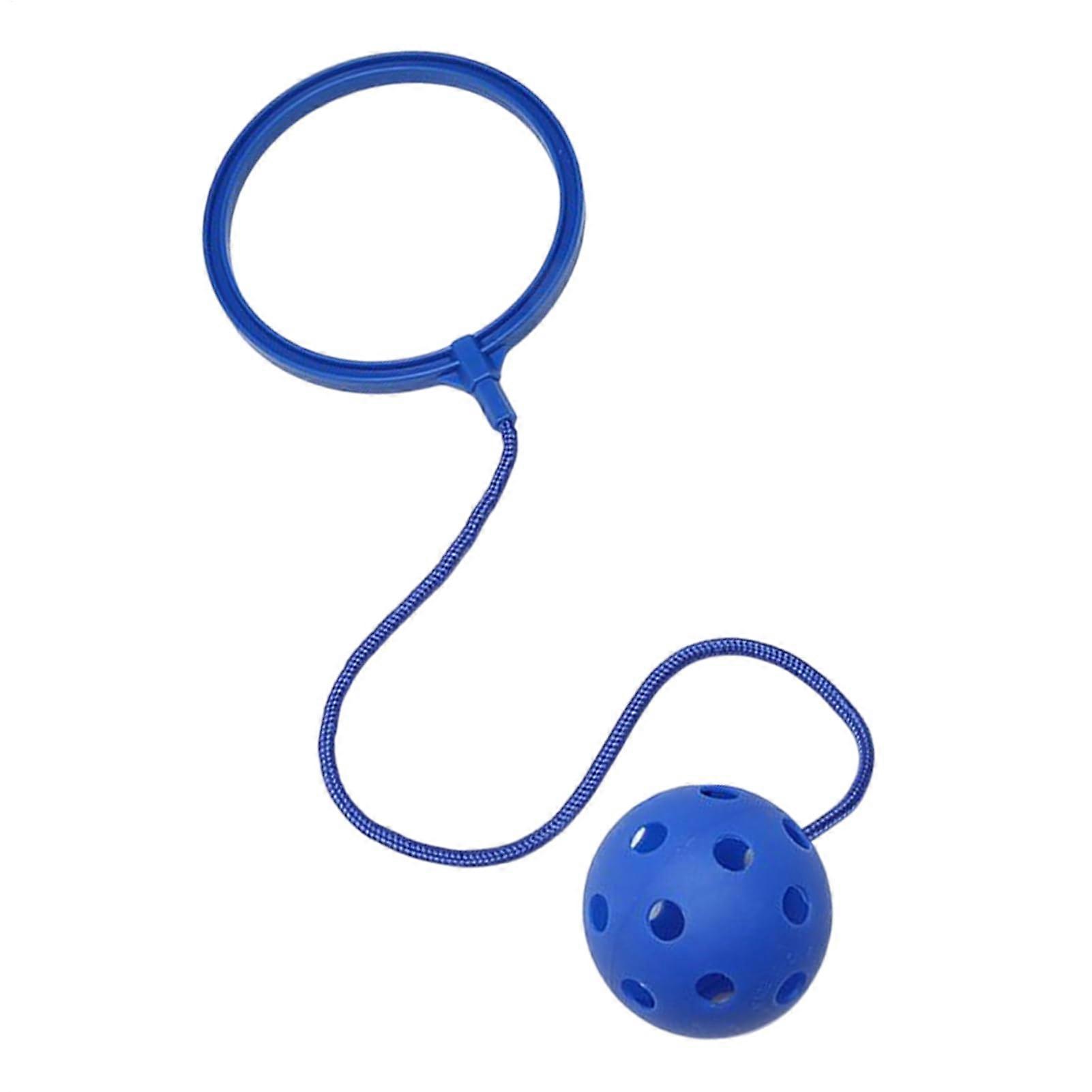 Skipits for Children, Skip Ball Ankle Toy Rotating OneLegged Swing Soft, Jump Ring Coordination Fitness Outdoor Exercise Skip Toy for blue
