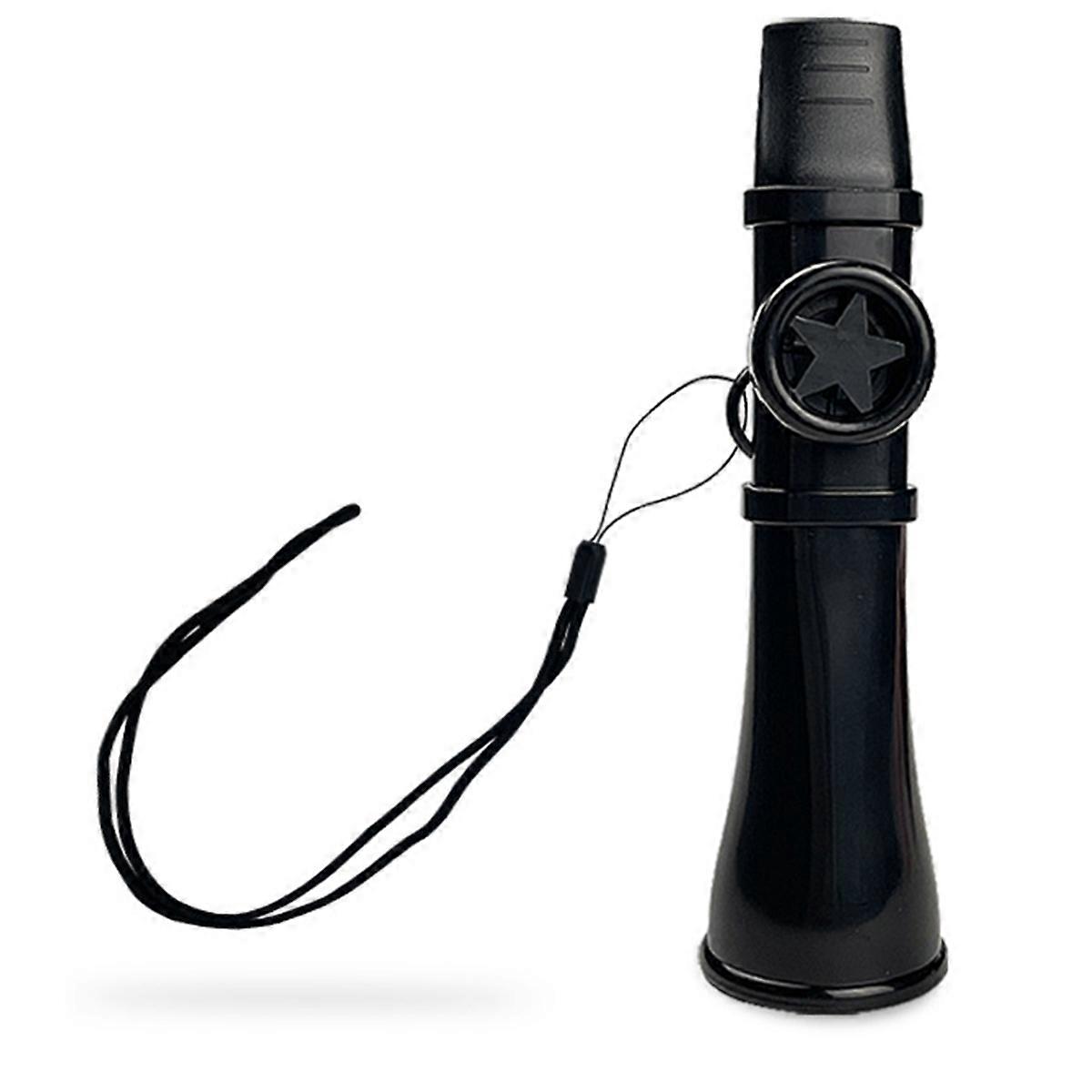 小型カズー楽器ベルマウスカズーギターウクレレバイオリンピアノキーボード用あらゆる年齢層に最適ブラック