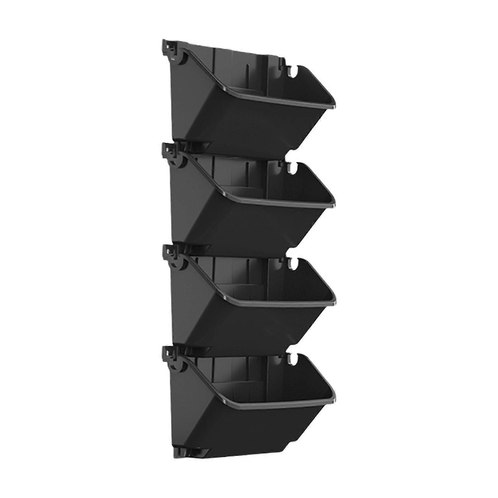 Modular Stackable Wall Planter For Vertical Gardening Automatic Watering Feature Easy Installation Ideal For Small Spaces Home Office Multicolor