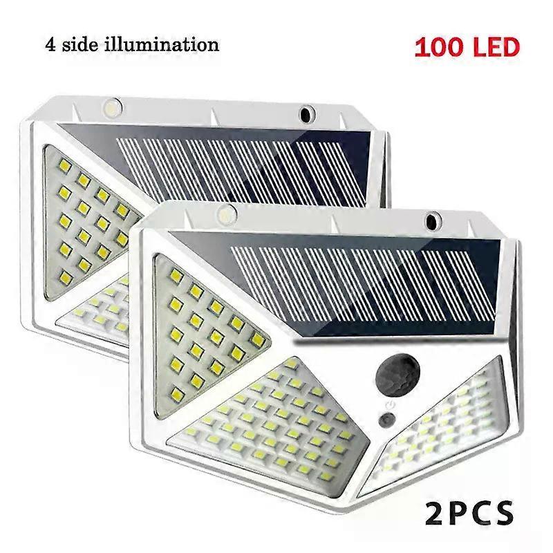 Solar Lights Outdoor Wireless Solar Motion Sensor Lights Waterproof Security Wall Lighting Outside compatible  Backyard
