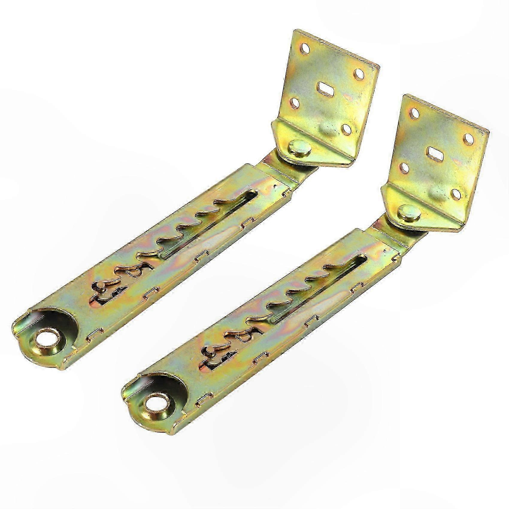 Adjustable Angle Lifting Rod with Bracket for Desk, 7 Gear Hinge Support