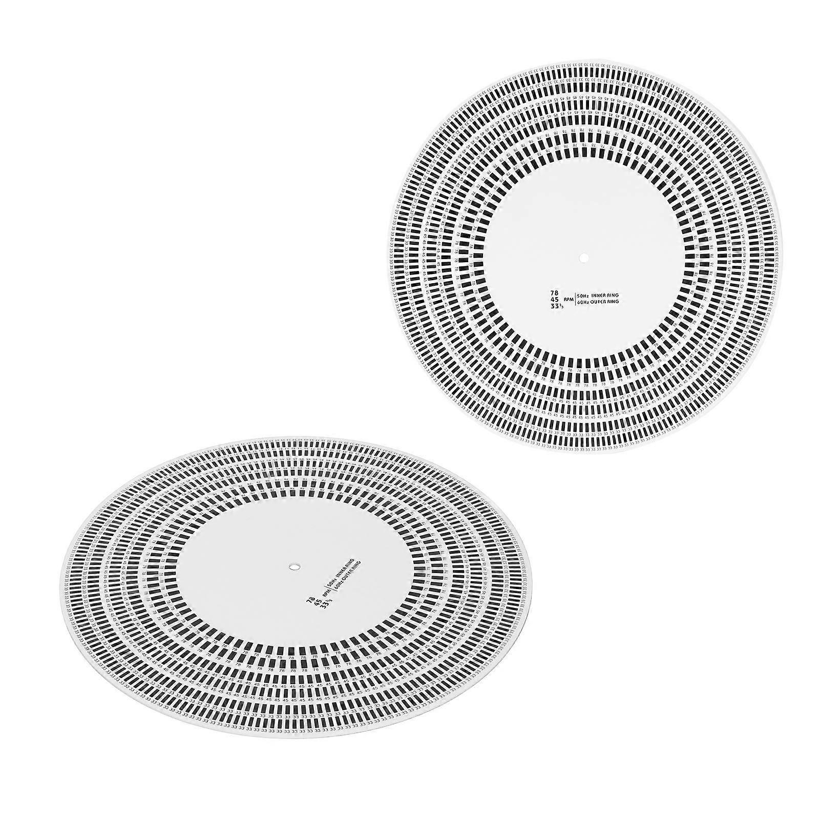 LP Stroboscope Disc Rotational Speed Detection LP Vinyl Turntables Calibration Disc for Vinyl Record Player