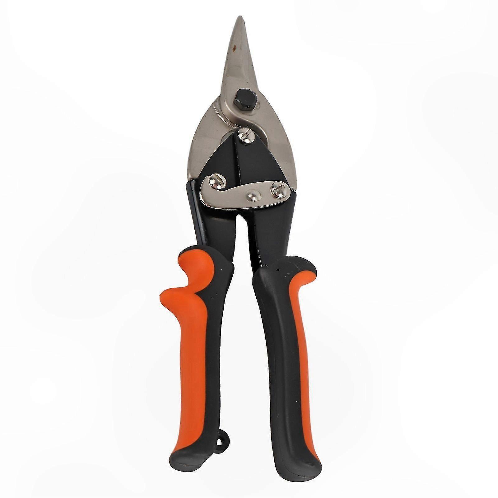 Straight Head Tin Snips for Metal Cutting, Aviation Scissors, Multi-Purpose Handheld Tools for Home and Industrial Use