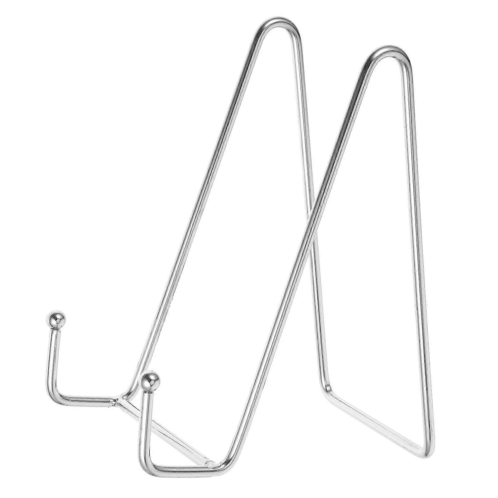 Iron Easel Plate Holder Display Stand Metal Photo Frame Holder Tabletop Picture Stand