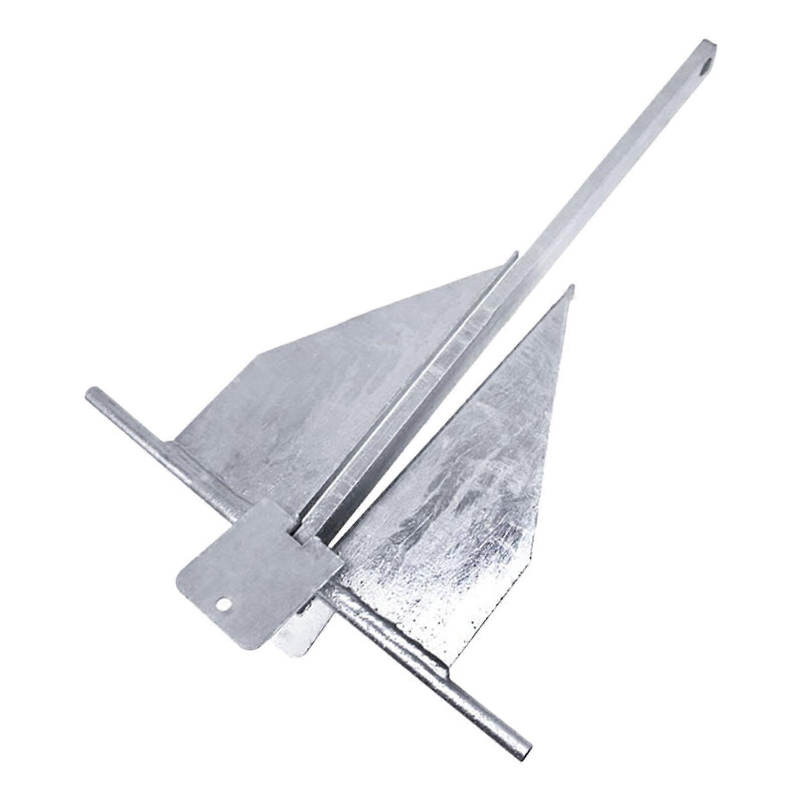 Marine Anchor, Galvanized Heavy-Duty, Portable 8.5 Lb, For Sailboats and Pontoon Deck, Strong Grip Yacht Accessory