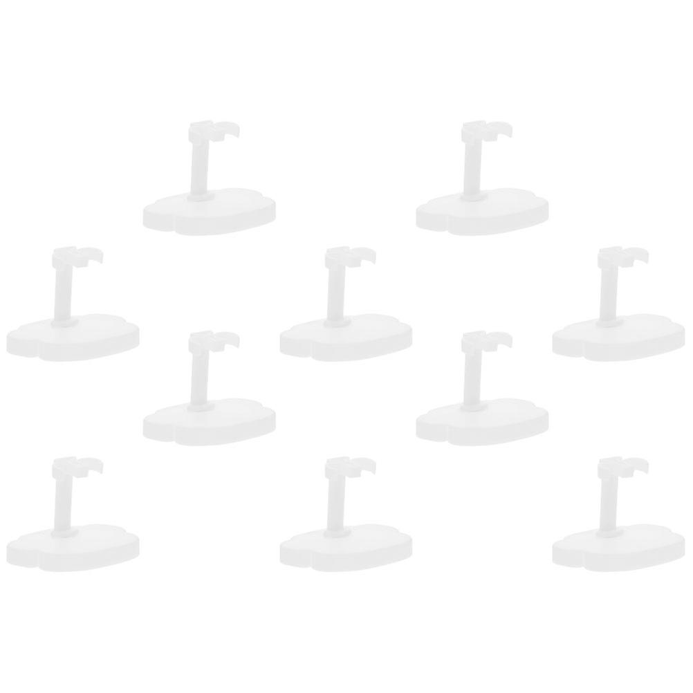 10pcs Doll Stand Display Rack Stable Plastic Doll Bracket Holder for Action Figures Desktop Decorative Support for Handmade Figurines