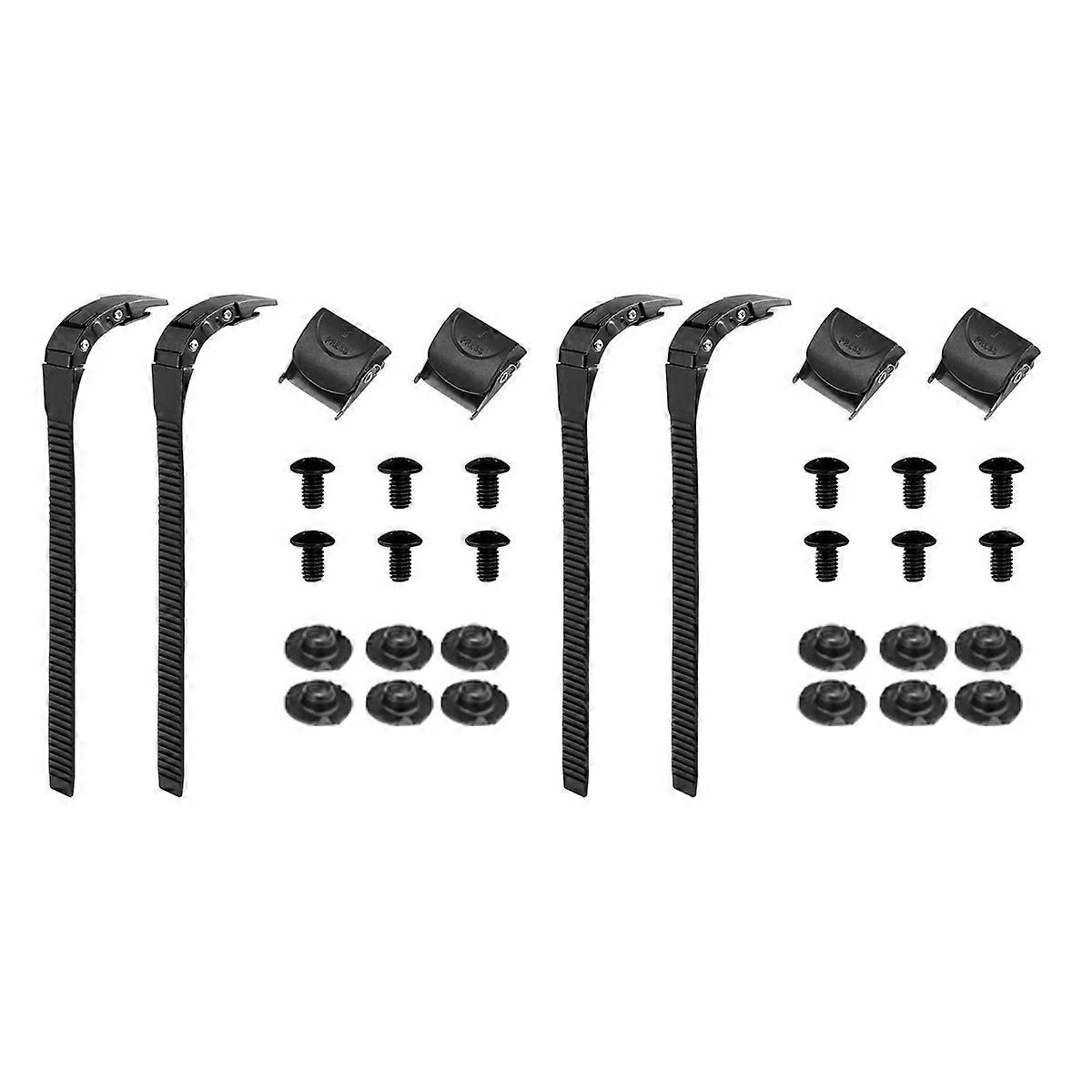4 Set Replacement Inline Skate Strap Skating Shoes Energy Strap Skate Strap Buckles Screws for Men W