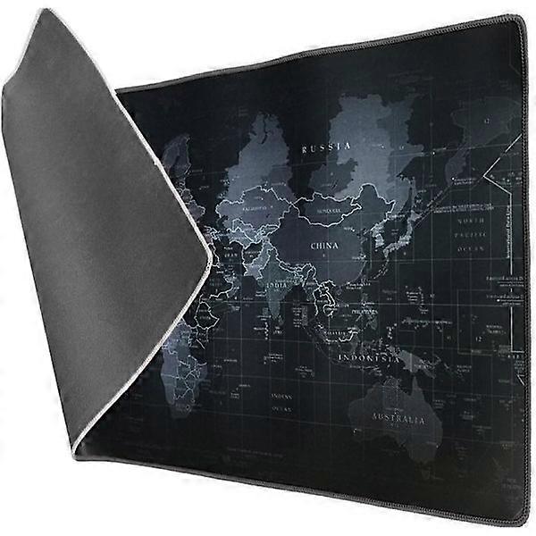 XL Mouse Pad (900 x 400 x 3 mm) World Map Large Gamer Mouse Pad w
