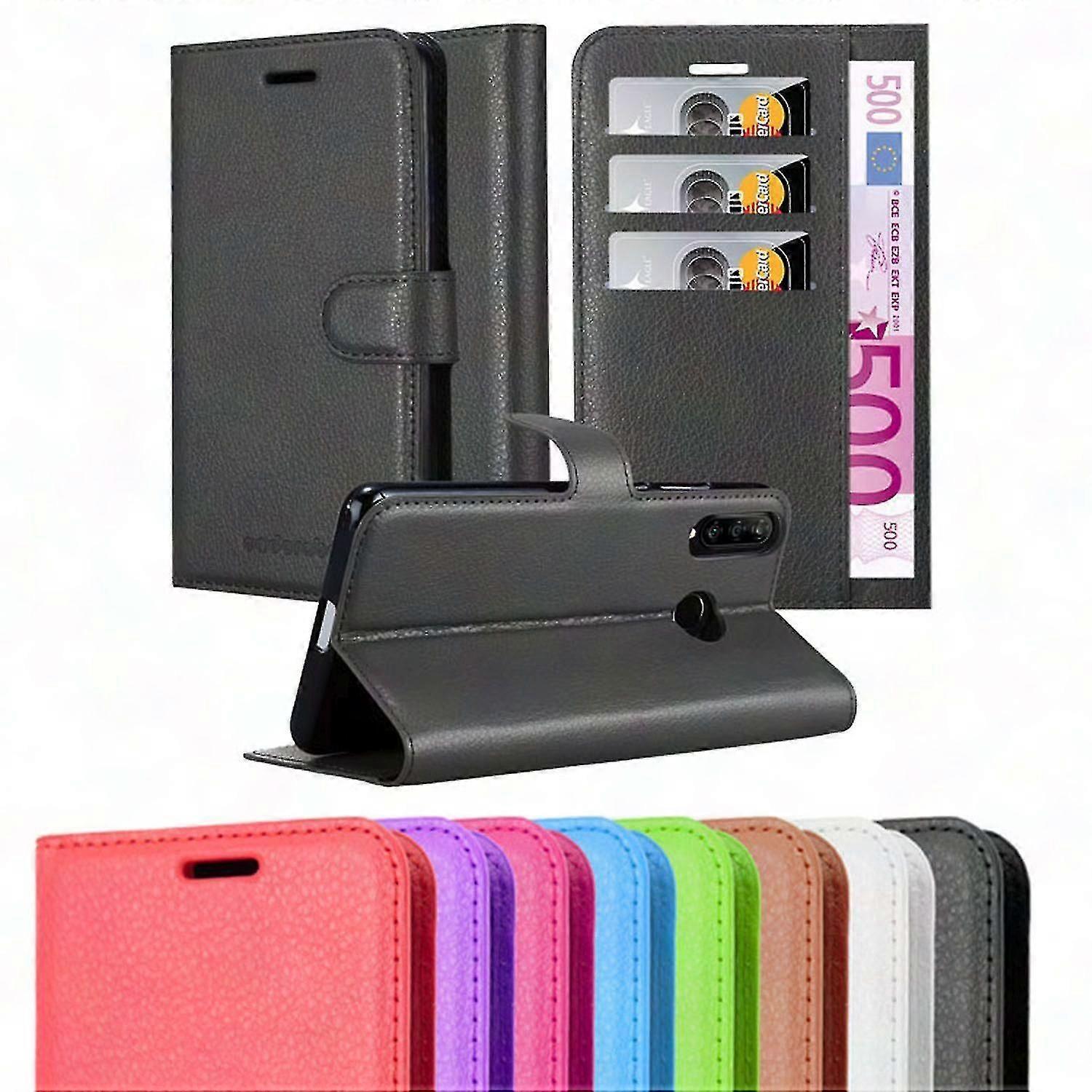 Huawei P30 Lite Phone Case with Card Holder and Stand Function - Protective Cover