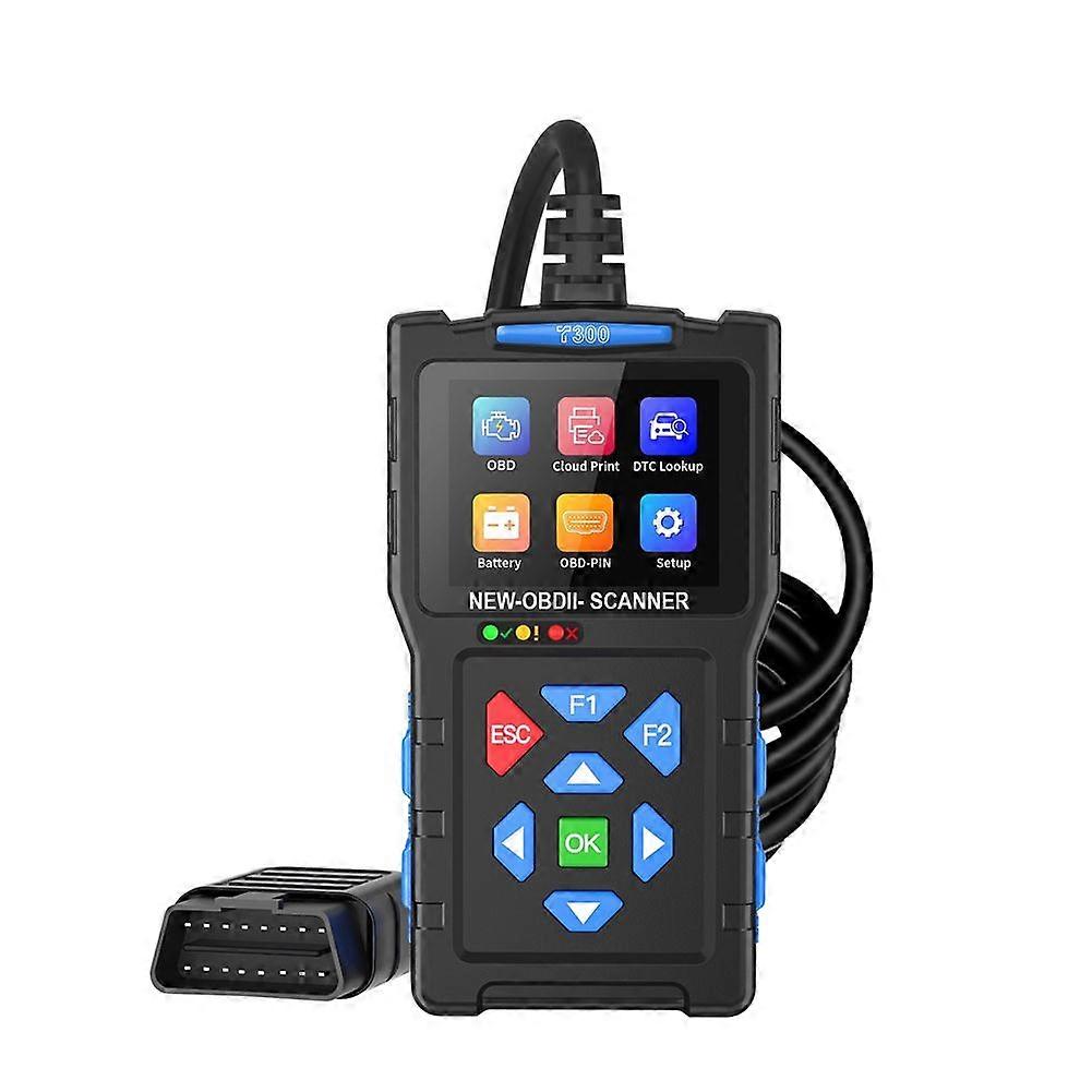 T300 OBD2 Scanner Superior Diagnostic Tool Check Engine Code Reader with Reset Mode 6 Mode 8 Readin