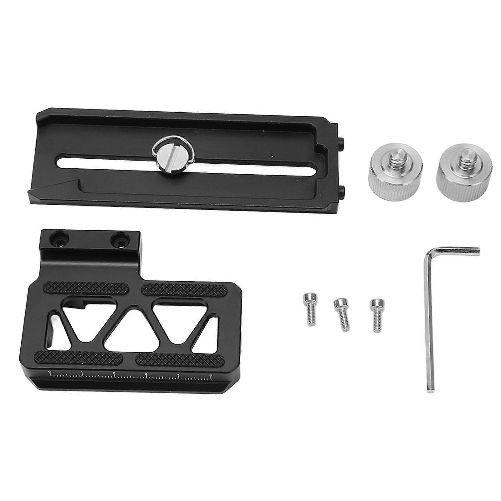 L Shape Quick Release Plate for RS3 RS2 DSLR Camera, Black