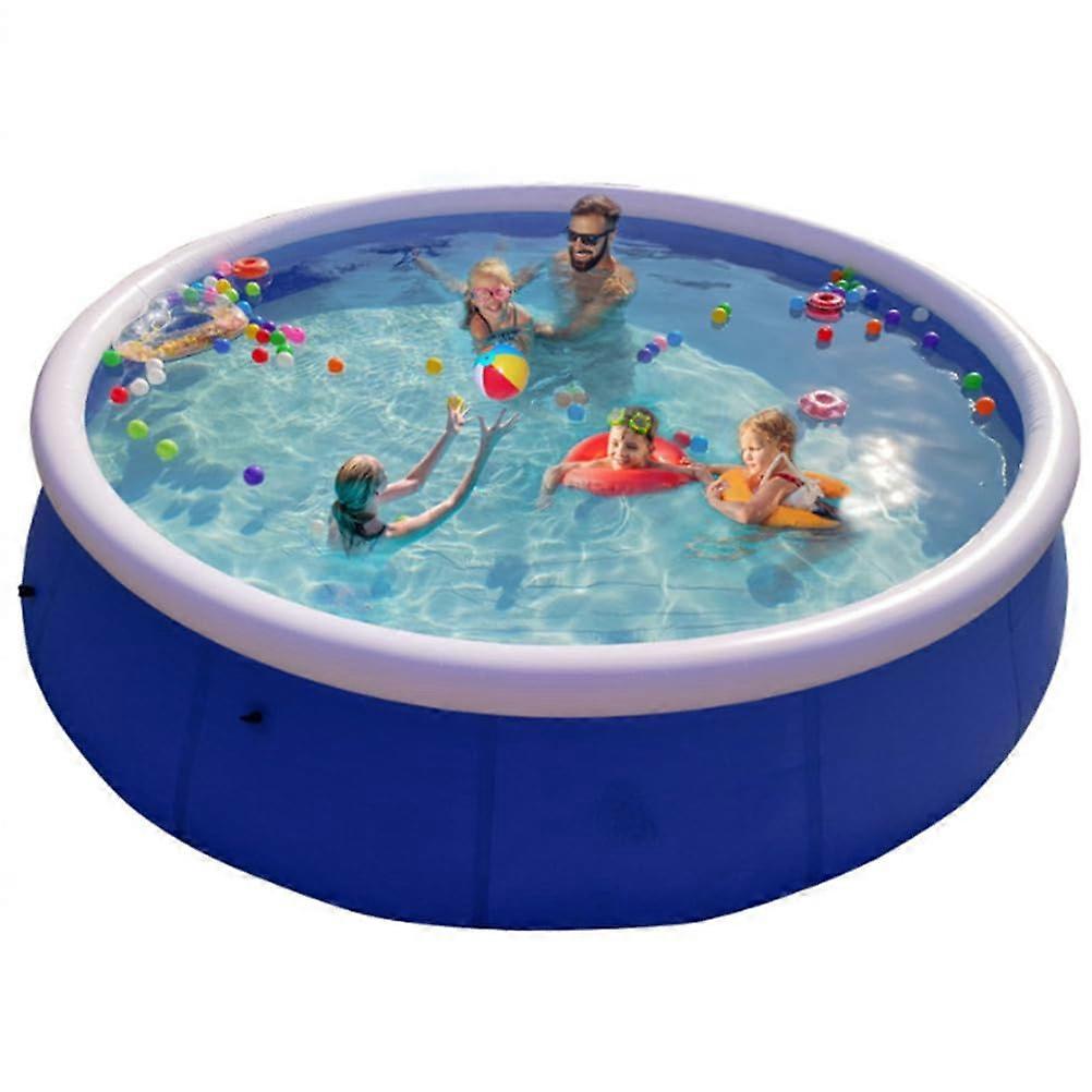 Home Inflatable  Ring Swimming Pool, Outdoor Family Round Pool, Circular Pool, Garden Backyard, Kids And Adults