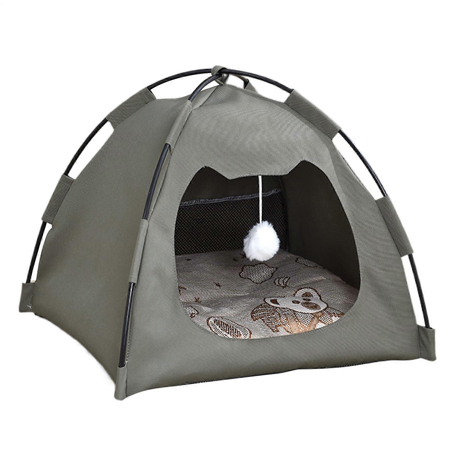 Portable Cat Tent Breathable Mesh Folding Pet Crate For Indoor Outdoor Use Nest House For Kittens Puppies Small Dogs