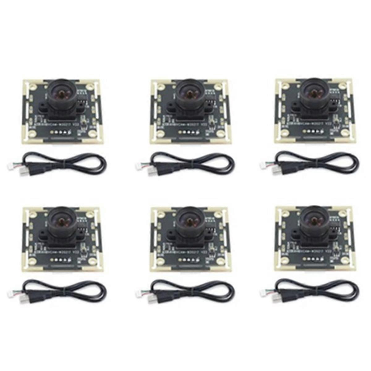 6pcs Camera Module 100 Degree OV9732 3 Meters Cable 1280x720 30fps , for DIY Autodarts.Io , USB Drive Free