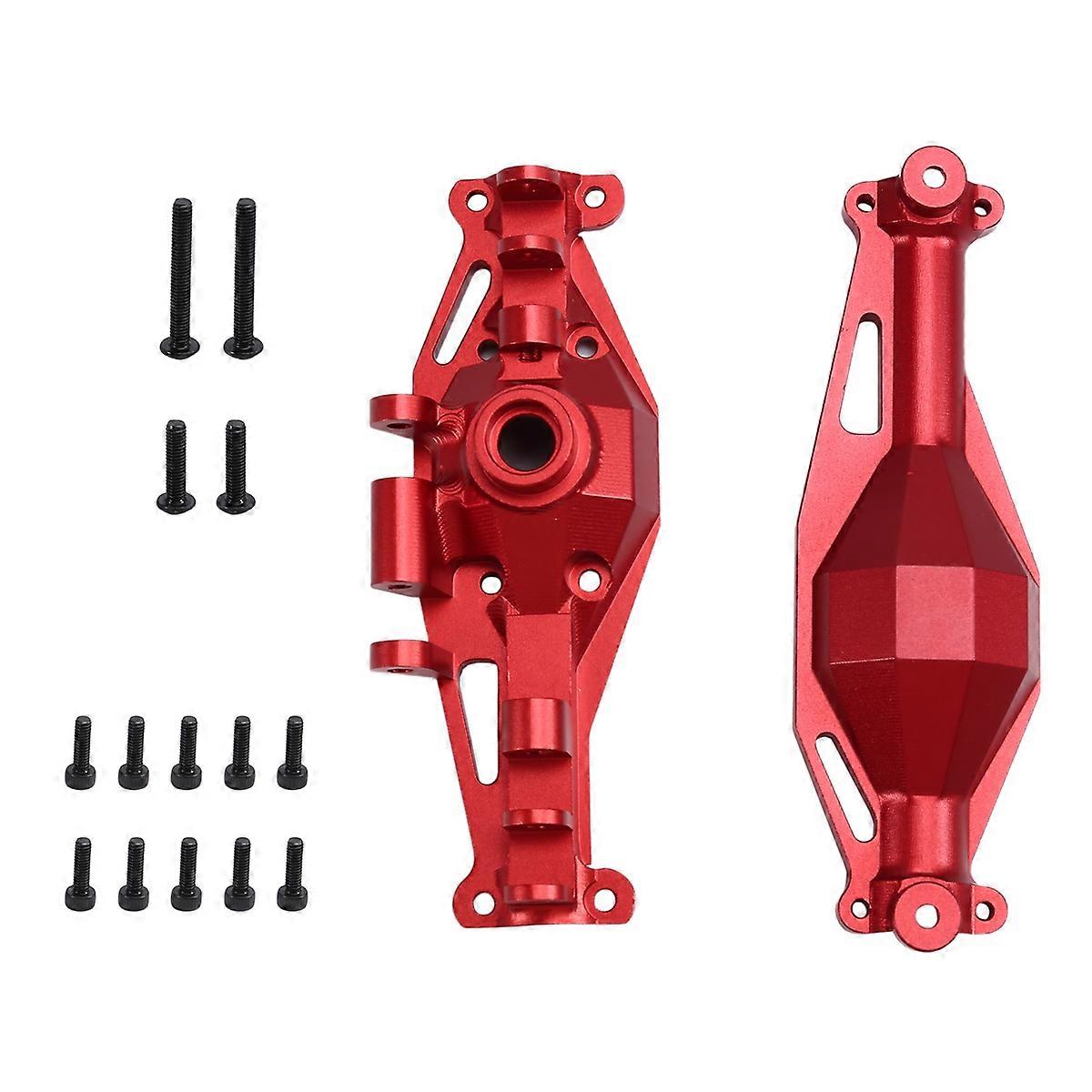 RC Car Upgrade Rear Axle Housing Kit for 1/12 H12Y H12Y+ RC Car Upgrade Accessories Red