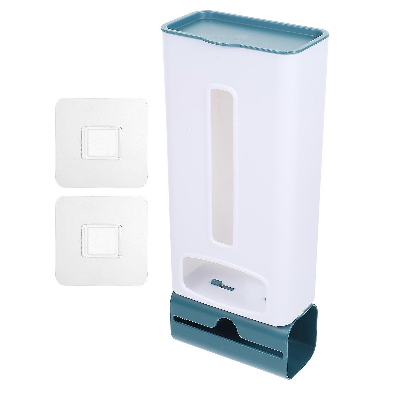 Blue Plastic Bag Holder for Kitchen with Space Saving Design and Plastic Material 2 Pack