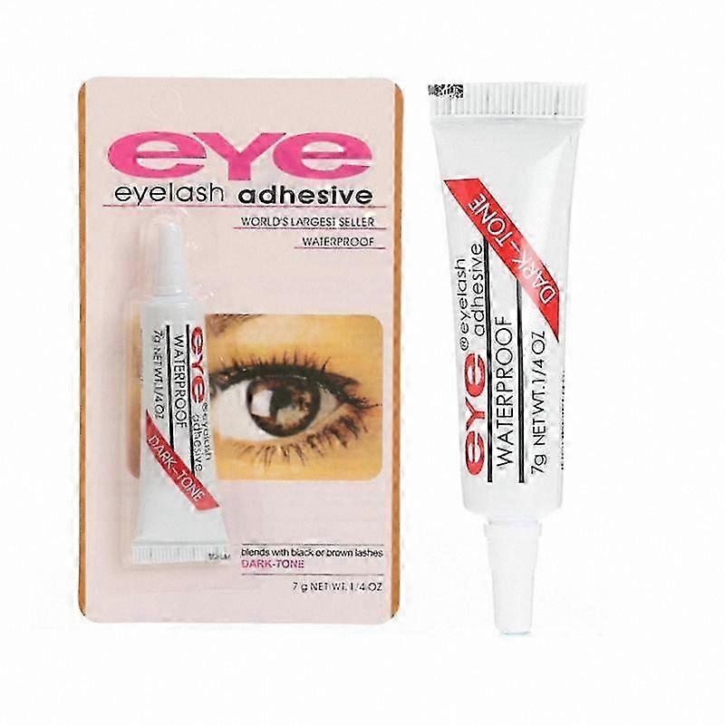 Waterproof False Eyelash Adhesive, Quick-Drying Formula for Long-Lasting Extensions in White and Black Options
