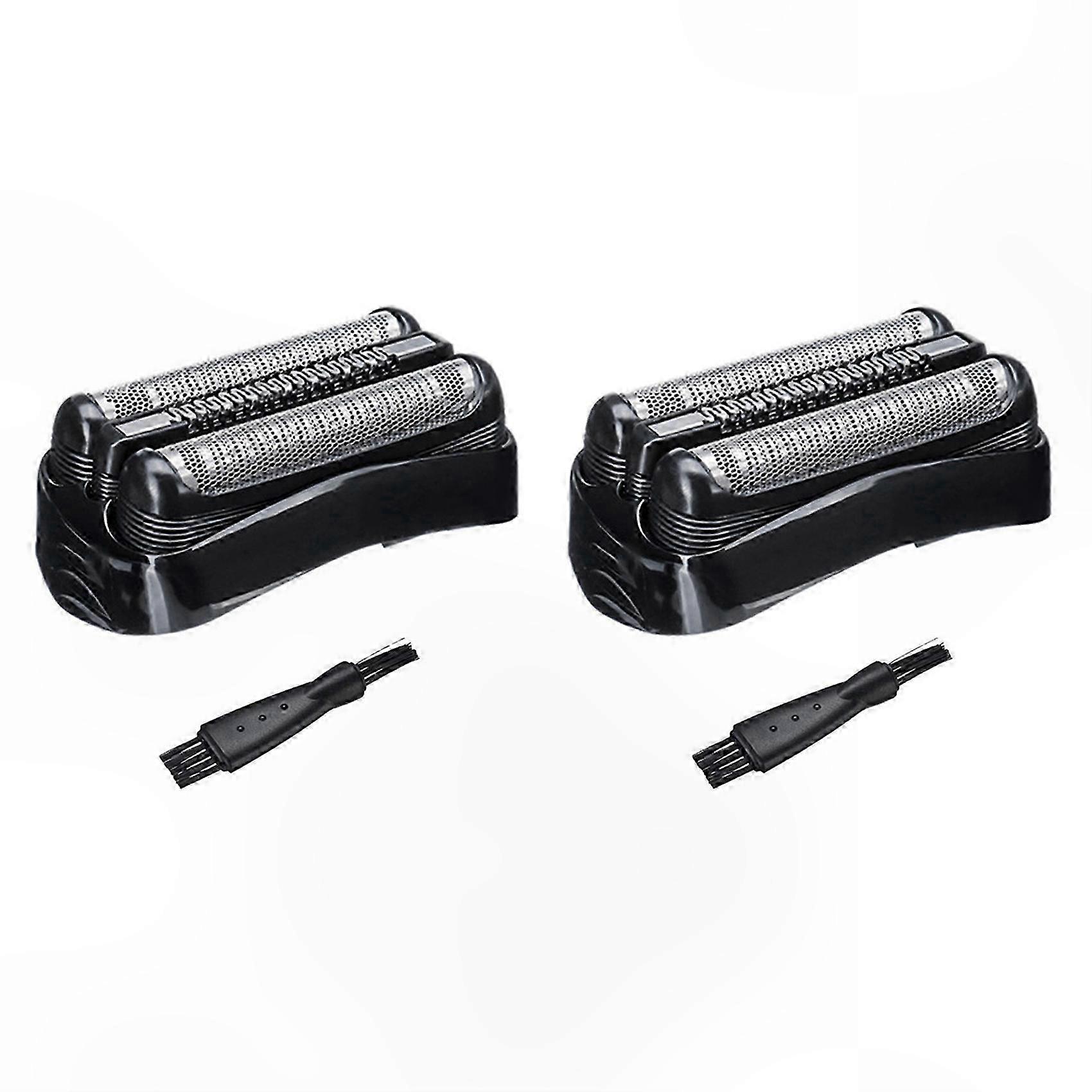 2-Pack Replacement Foil Head for Braun 3 Series Shavers, Compatible with 300S 301S 310S 320S 330S 340S Models