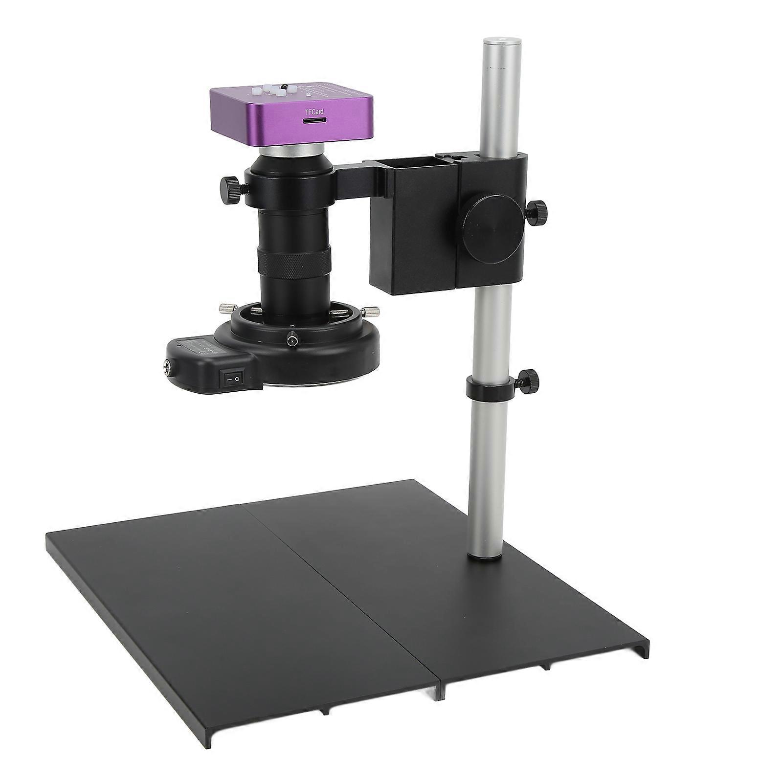 51MP Digital Microscope Camera Kit with 130X C Mount Lens & LED Light