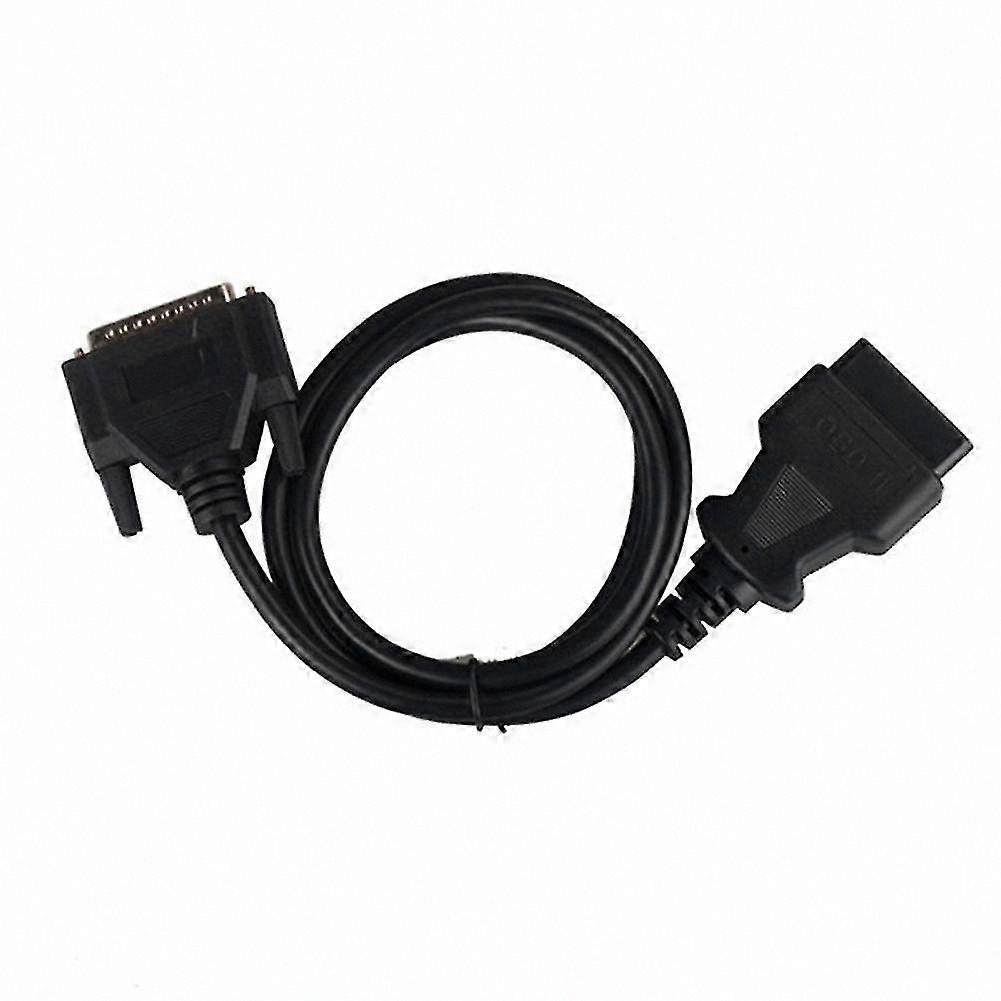 OBD2 to DB25 Adapter Cable with 16pin to 25pin Connector for Car Diagnostic Extension Tool