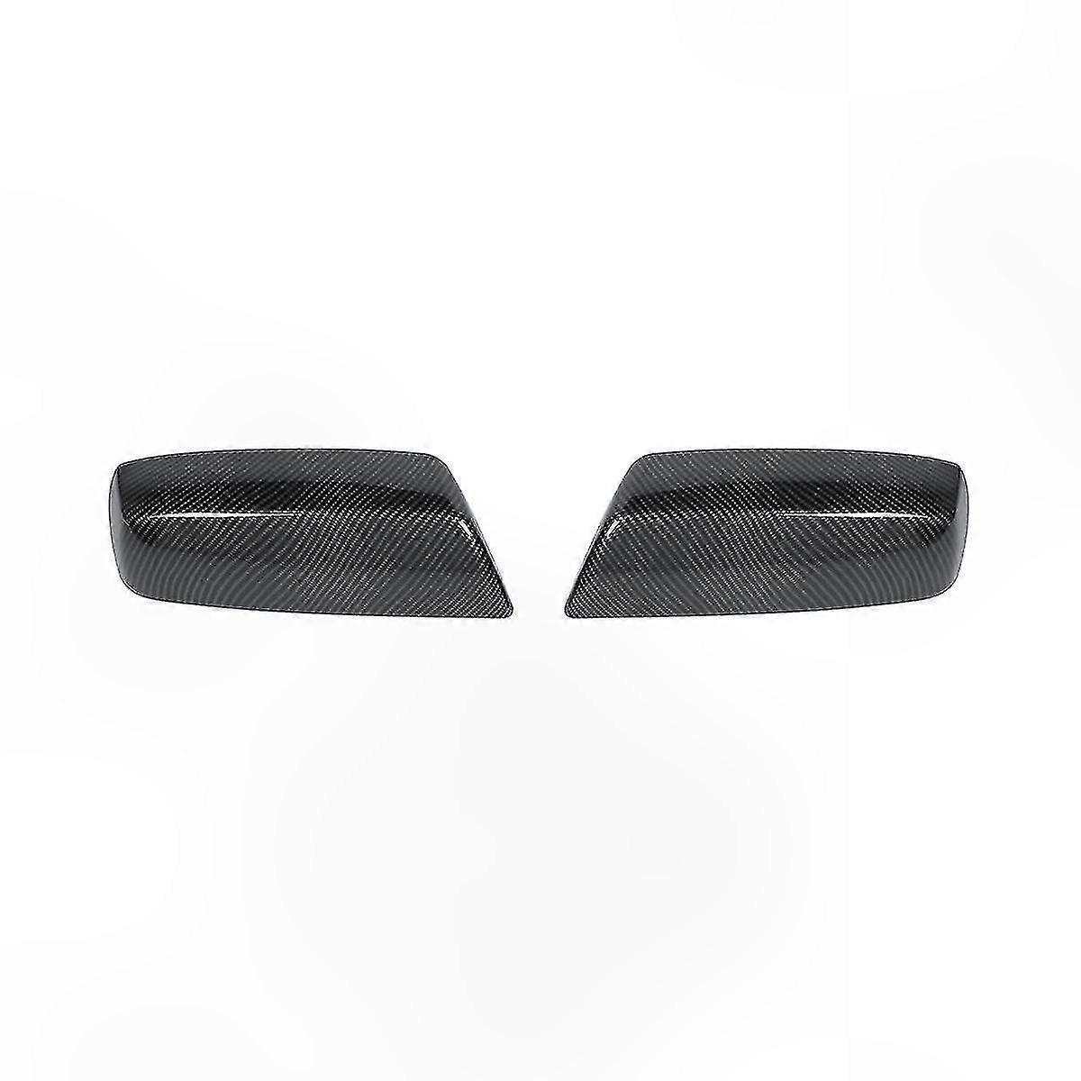 Rear View Mirror Trim for 2014-2018 Vehicles, ABS Carbon Fiber Pattern Side Mirror Cover Accessory
