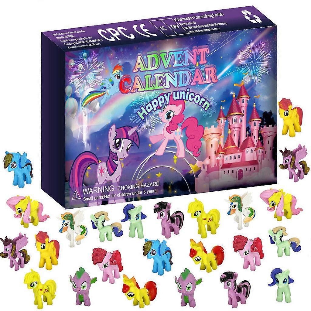 Χριστουγεννιάτικο Ημερολόγιο My Little Pony Doll Blind Box Χριστουγεννιάτικο Ημερολόγιο Αντίστροφης Μέτρησης 24 Ημερών Blind Box