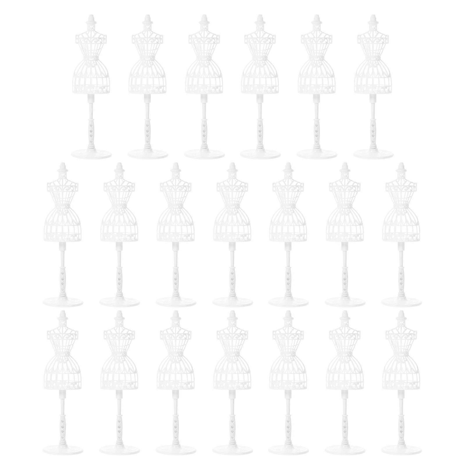 Creative Mini Mannequin Model Stand for Displaying Clothes 20Pcs