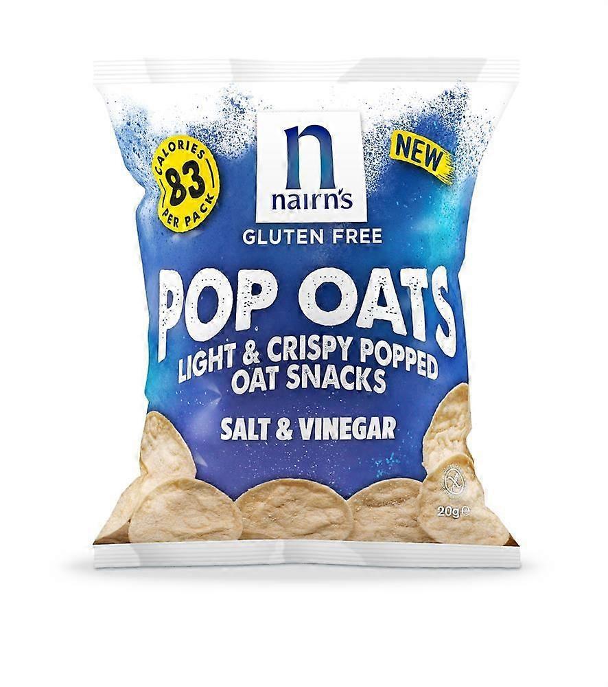 Nairns Gluten Free Salt & Vinegar Pop Oats 20g - 6 Pack