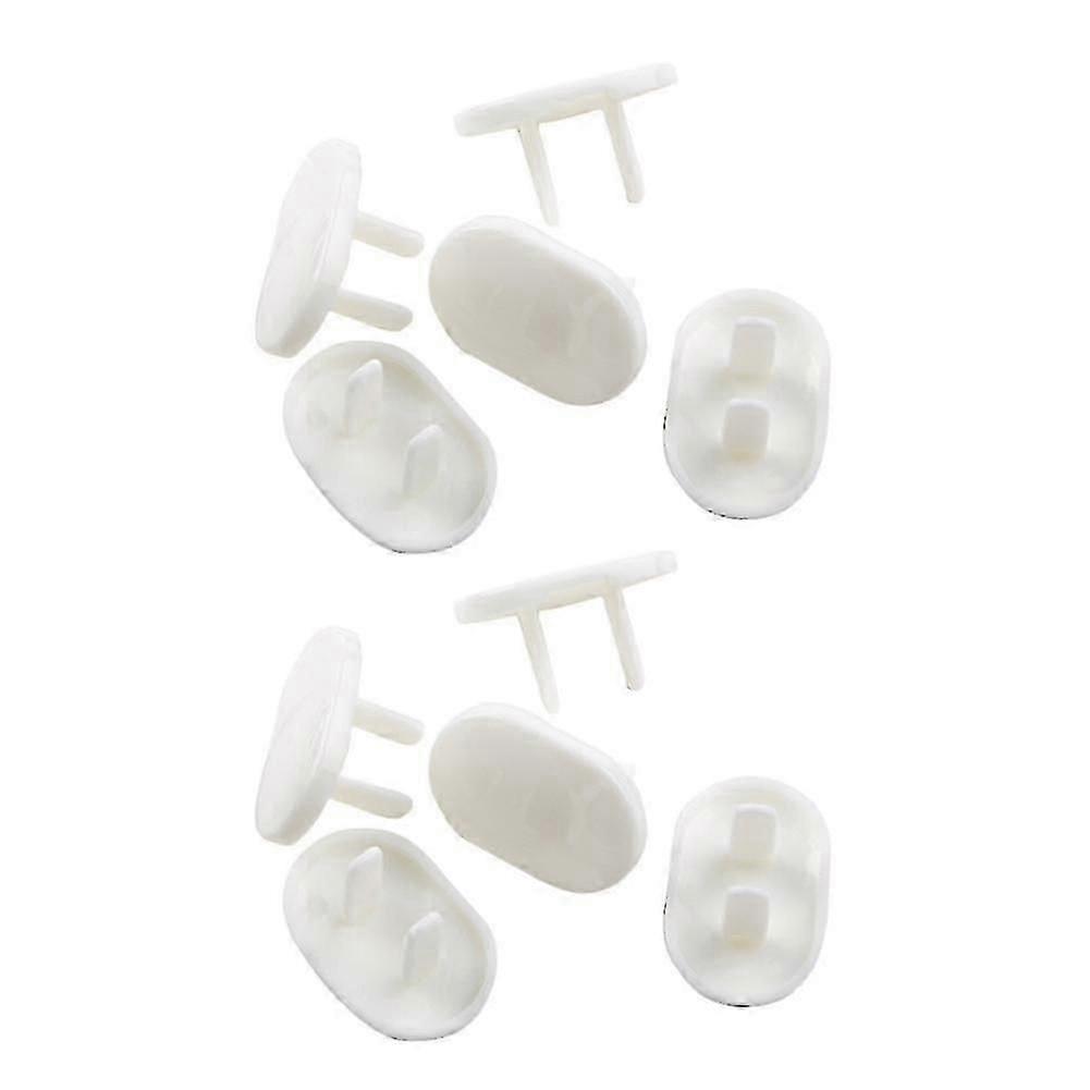 10-Pack Baby Safety Socket Covers for US Standard 2-Pin Electrical Outlets