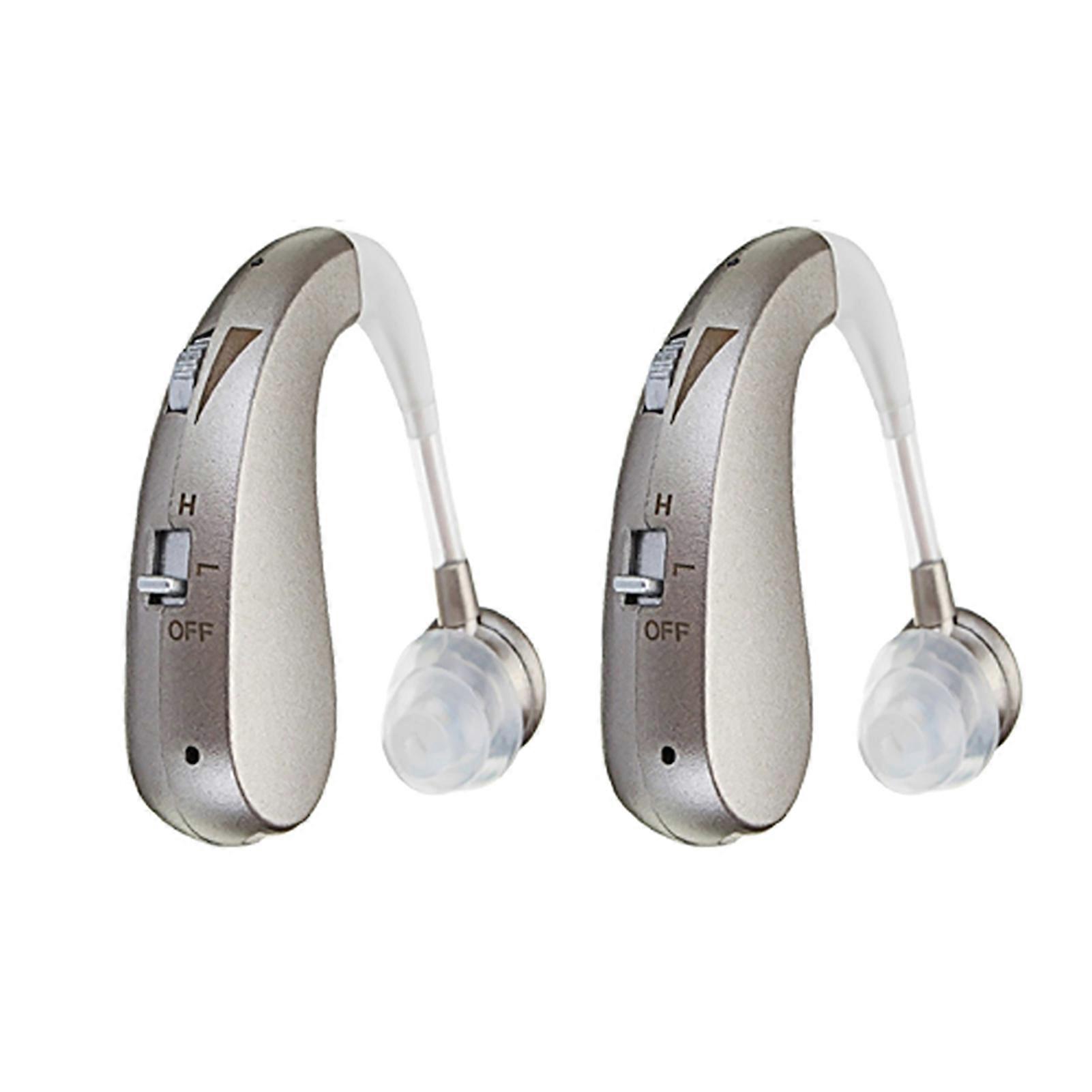 Mini Rechargeable Sound Amplifier Ear Back Type Digital Ear Amplifier with Rechargeable Carrying Bag