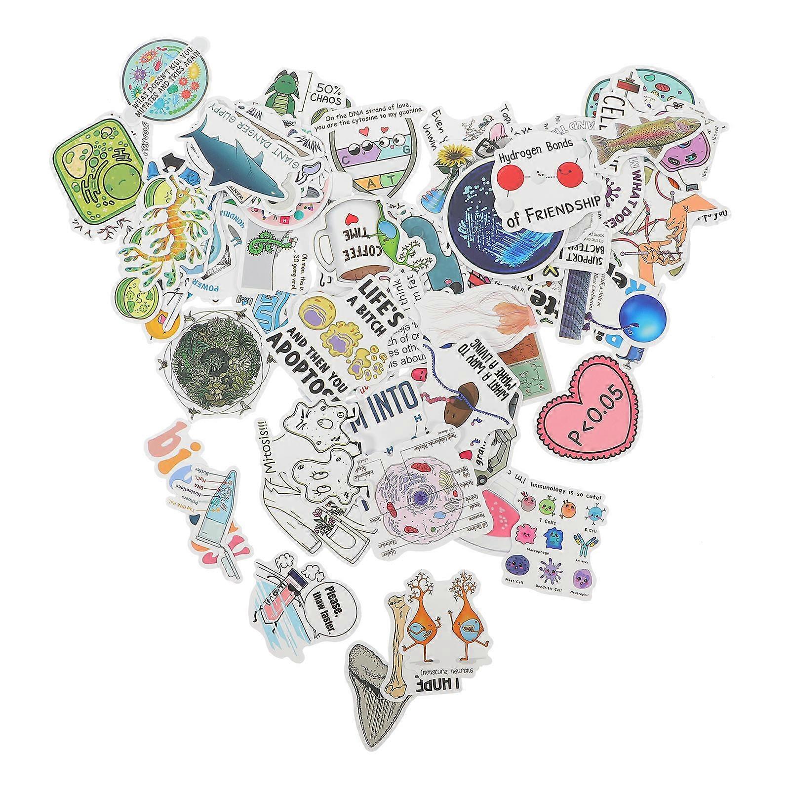 Science Sticker Set 100Pcs for Home Use with Assorted Color Designs