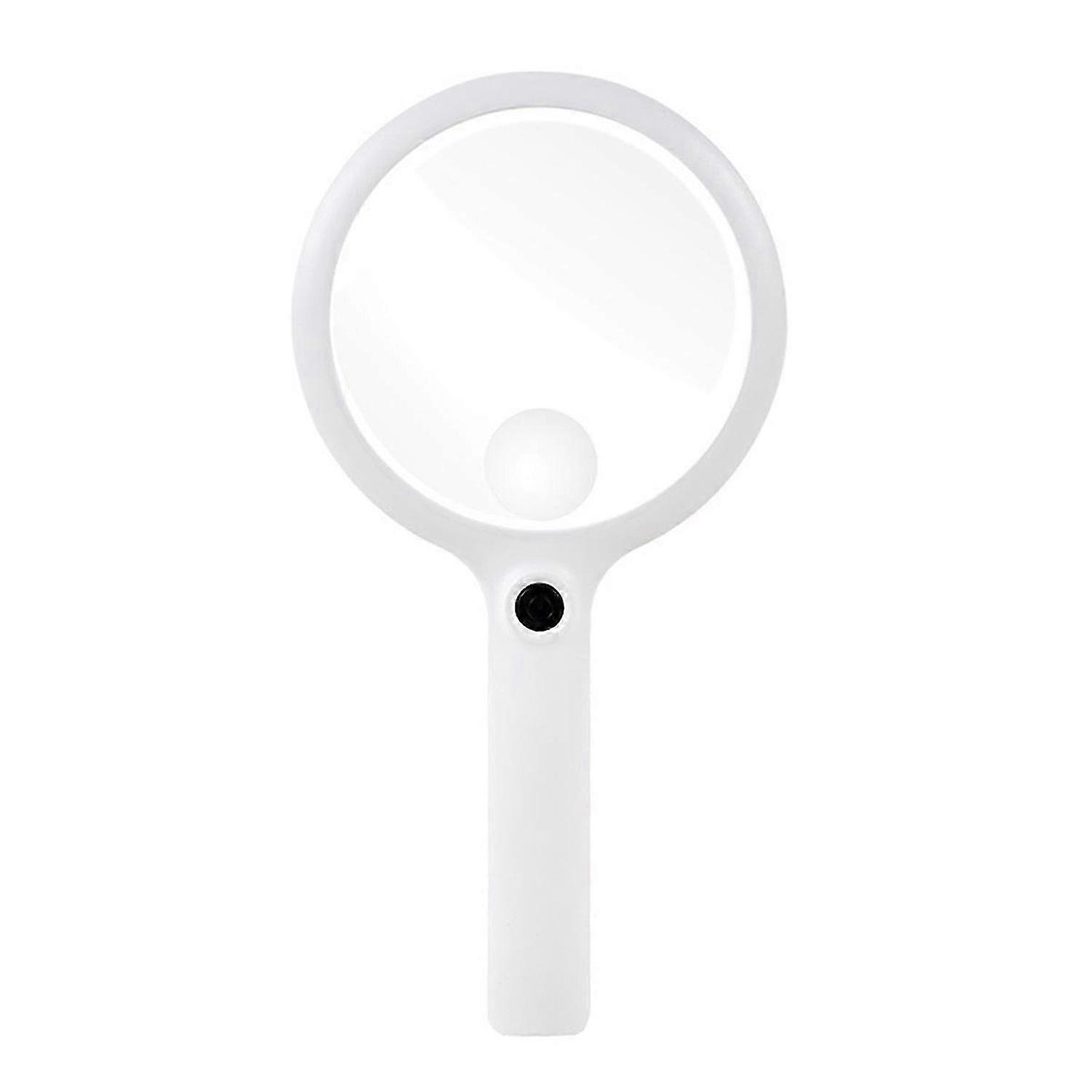 3 Lighting Modes Rechargeable Illuminated Magnifying Glass 90mm