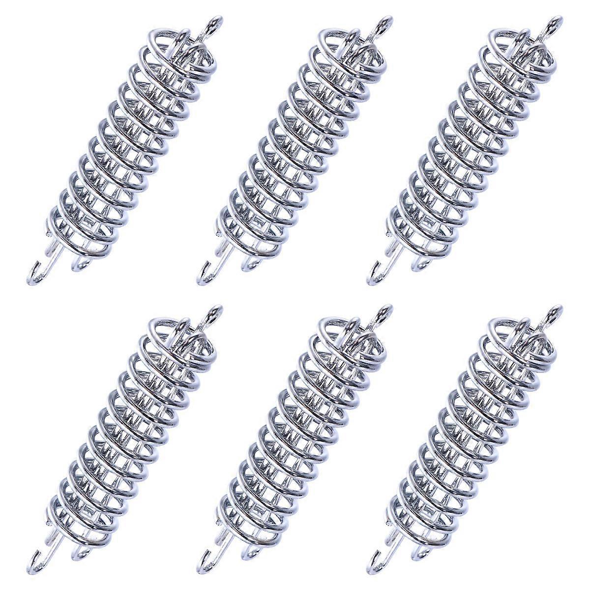 Awning Fixed Buckle for Tent Use 6Pcs High Strength Steel Rope Buckle Outdoor