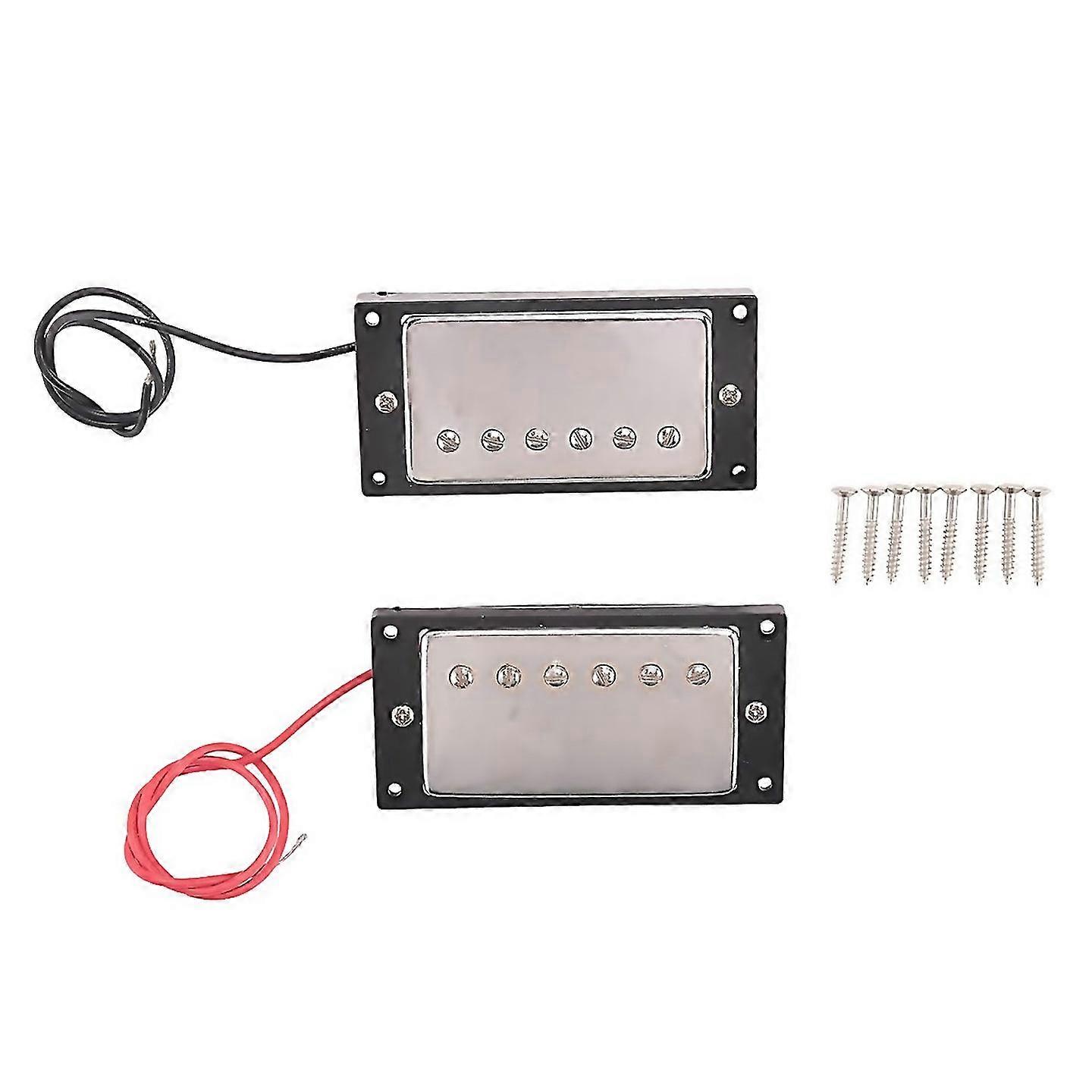 For Humbucker Double Coil Pickups Neck And Bridge Compatible With Lp Style Electric Guitar For Guita