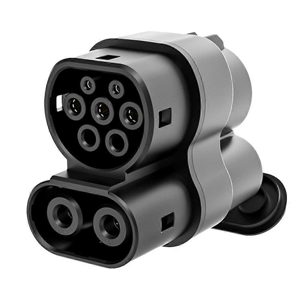CCS1 til CCS2 EV Adapter Opladningsstik AC + DC 250A Adapter EV Oplader Tilslut Adapter Hurtig opladningsadapter
