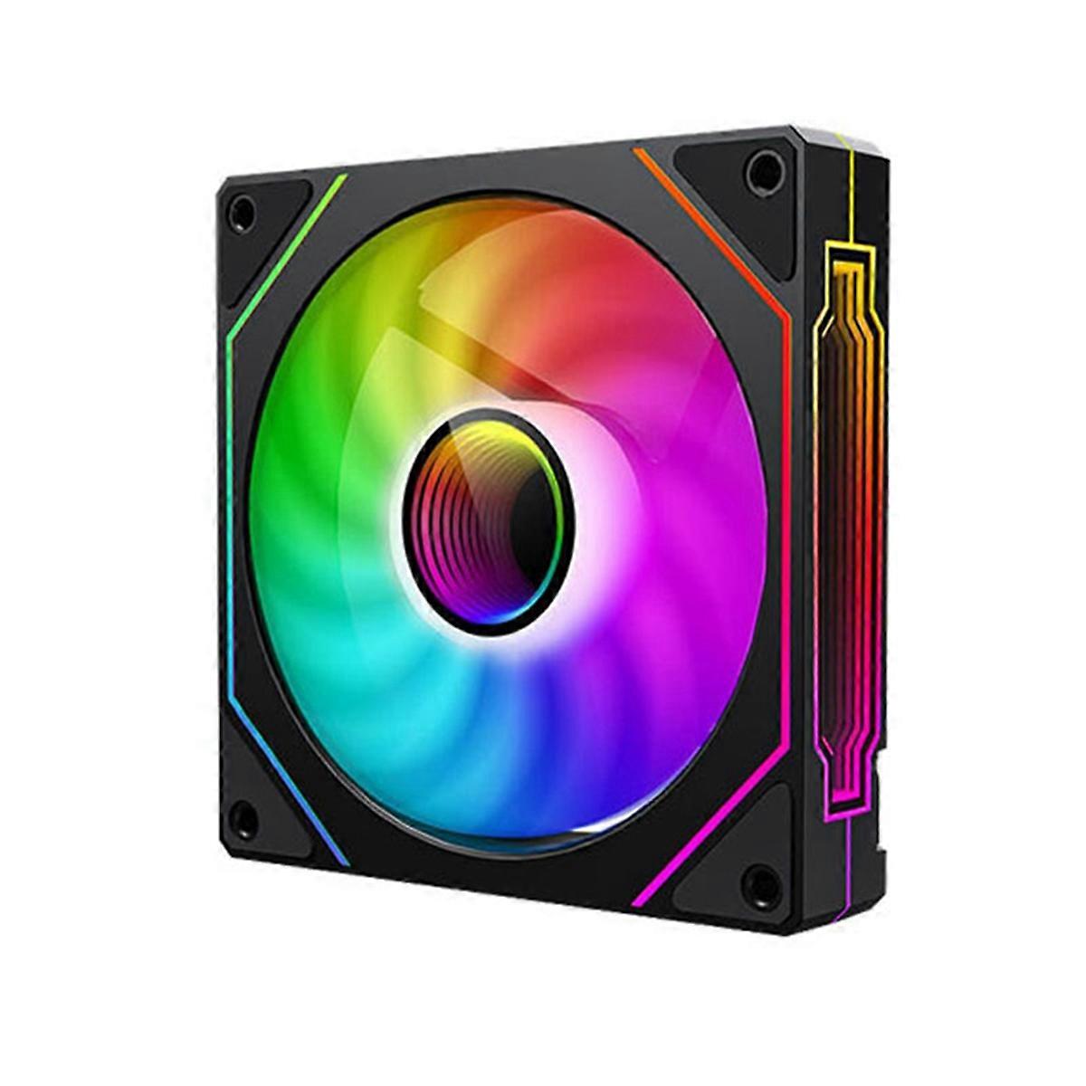 Computer Chassis Fan ARGB Cooling Fan Black Positive