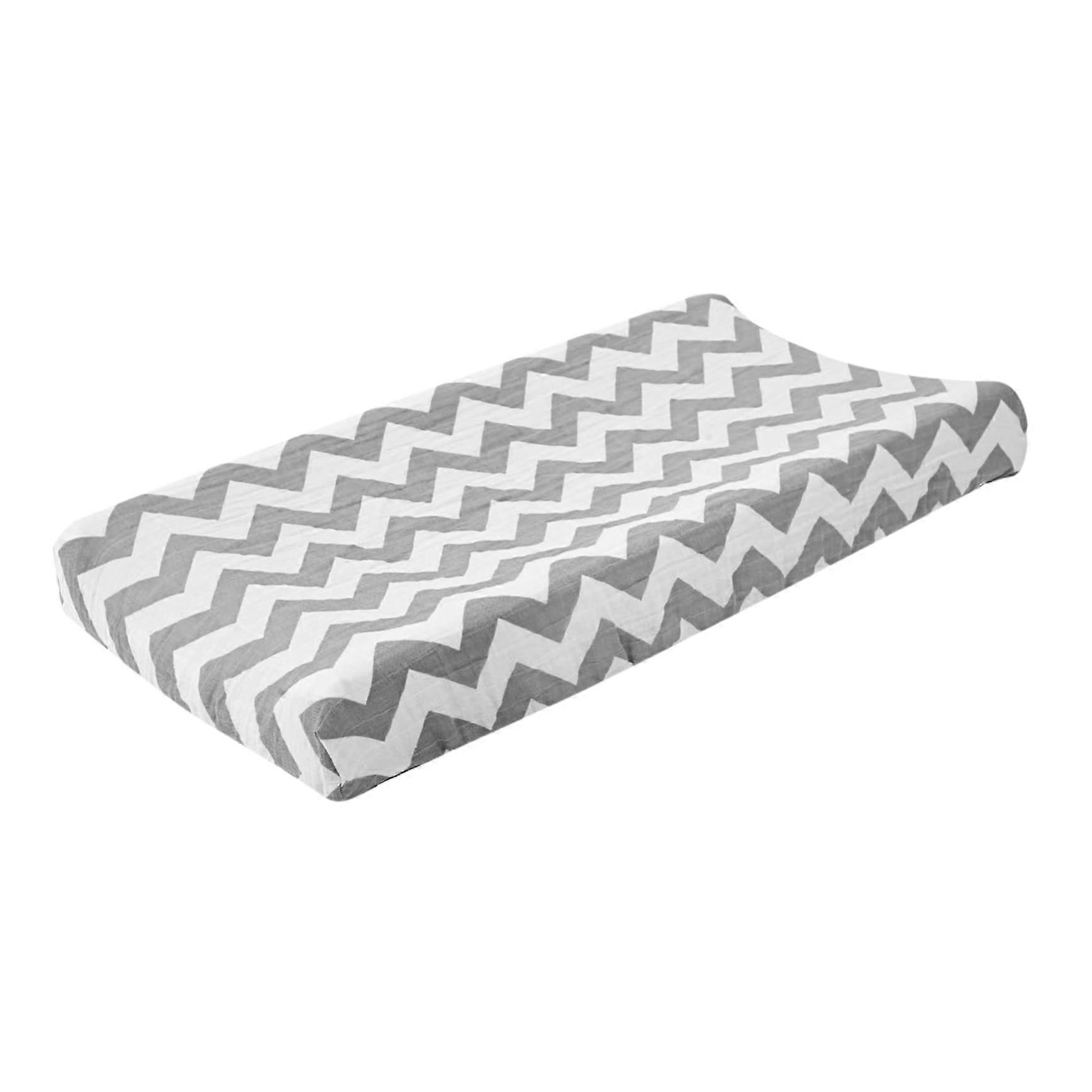Boys Changing Table Pad Cover Washable Portable Changing Pad for Easy Use, Soft Cotton Material, Fits Standard Size Tables